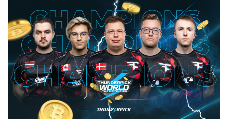 Thunderpick World Championship winners FaZe Clan